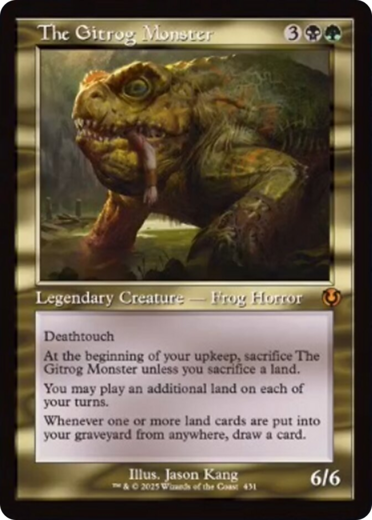 The Gitrog Monster (Retro Frame) [Innistrad Remastered] | Anubis Games and Hobby