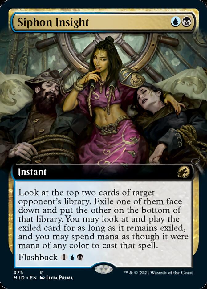 Siphon Insight (Extended Art) [Innistrad: Midnight Hunt] | Anubis Games and Hobby