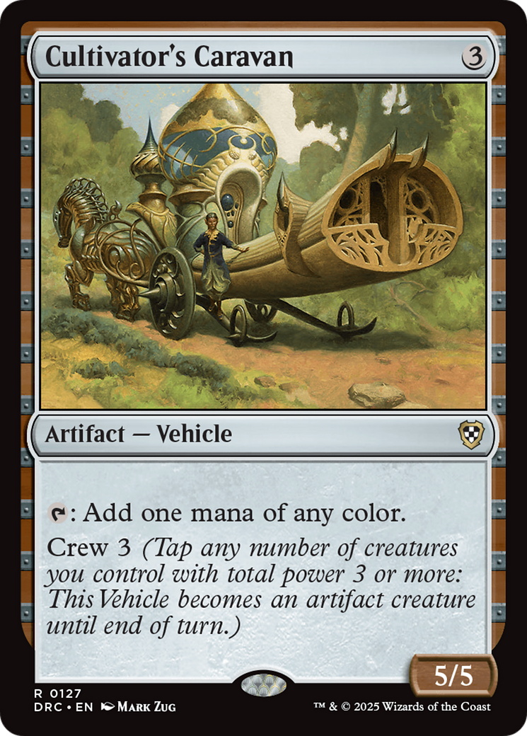 Cultivator's Caravan [Aetherdrift Commander] | Anubis Games and Hobby