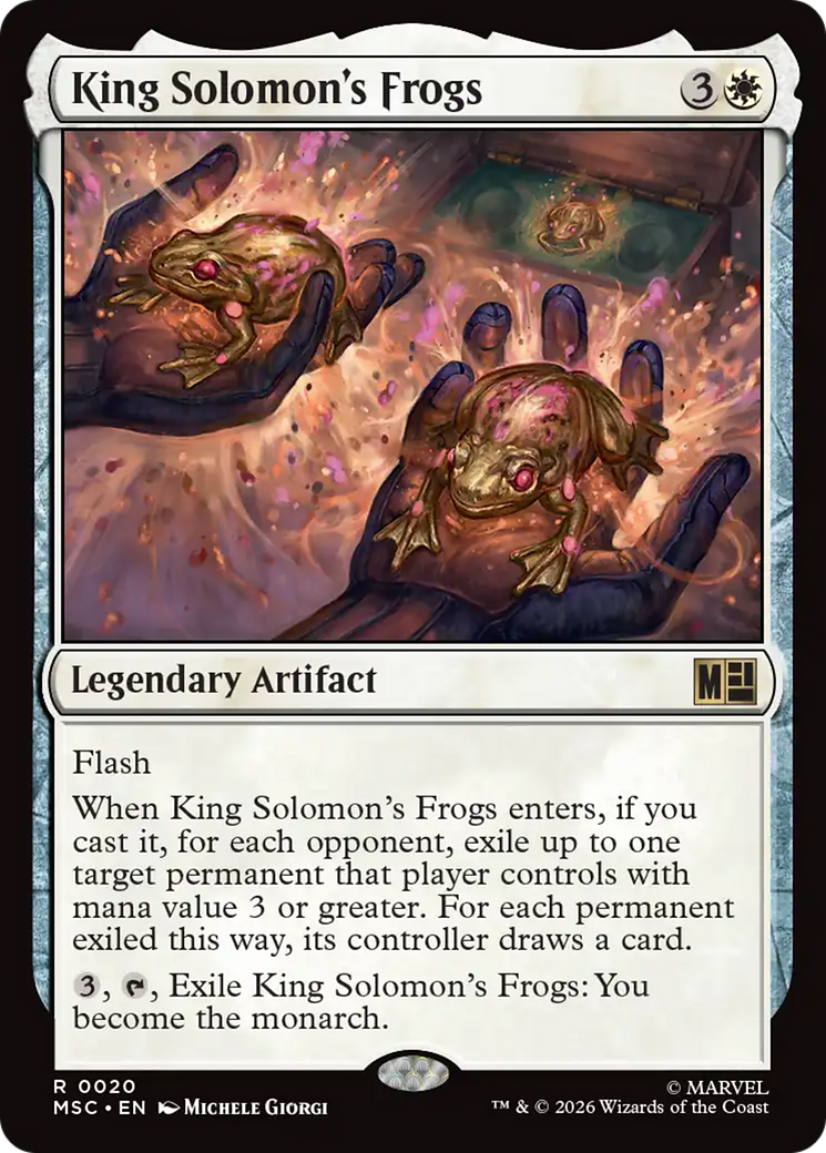 King Solomon's Frogs (Surge Foil) [Marvel Super Heroes Commander] | Anubis Games and Hobby