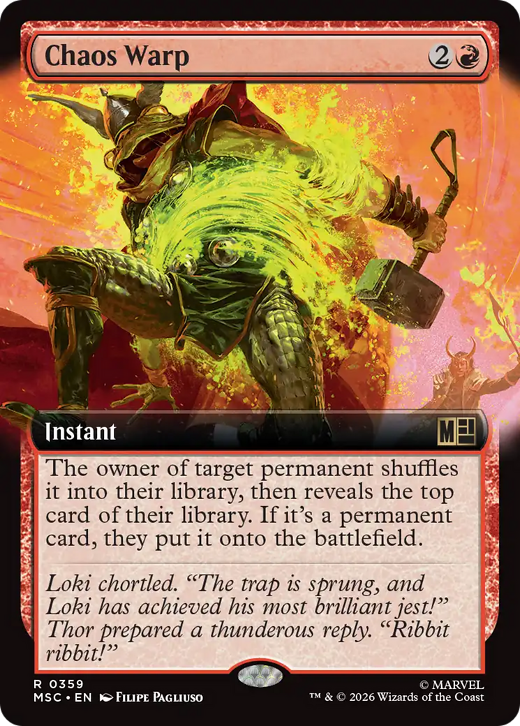 Chaos Warp (Extended Art) [Marvel Super Heroes Commander] | Anubis Games and Hobby