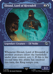 Elrond, Lord of Rivendell (Showcase) (Surge Foil) [The Lord of the Rings: Tales of Middle-Earth] | Anubis Games and Hobby