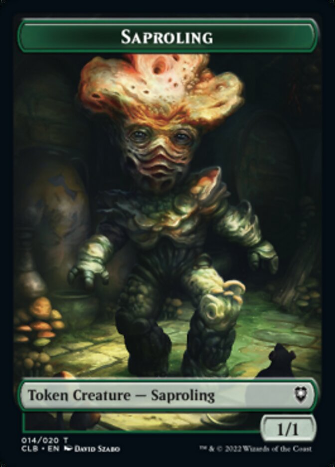 Saproling Token [Commander Legends: Battle for Baldur's Gate Tokens] | Anubis Games and Hobby