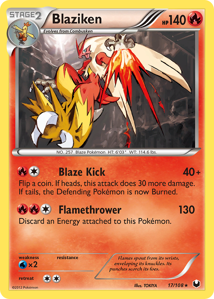 Blaziken (17/108) [Black & White: Dark Explorers] | Anubis Games and Hobby