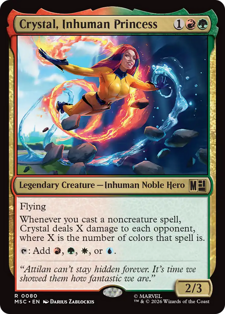 Crystal, Inhuman Princess [Marvel Super Heroes Commander] | Anubis Games and Hobby