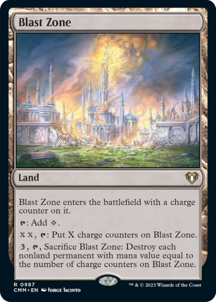 Blast Zone [Commander Masters] | Anubis Games and Hobby