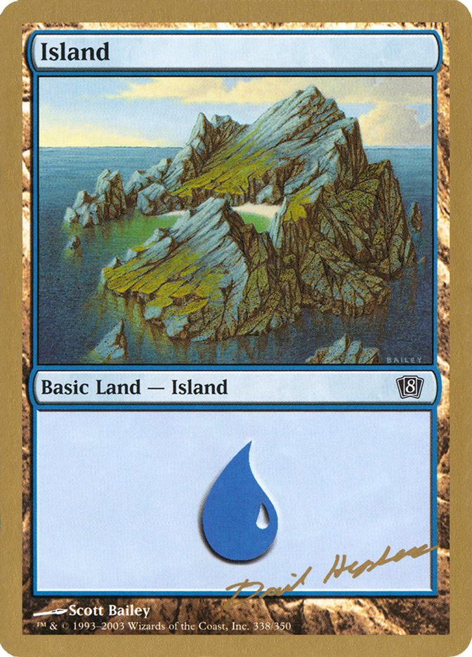 Island (dh338) (Dave Humpherys) [World Championship Decks 2003] | Anubis Games and Hobby