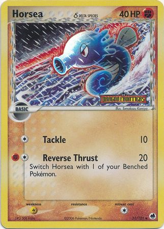 Horsea (31/101) (Delta Species) (Stamped) [EX: Dragon Frontiers] | Anubis Games and Hobby