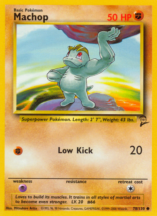 Machop (78/130) [Base Set 2] | Anubis Games and Hobby