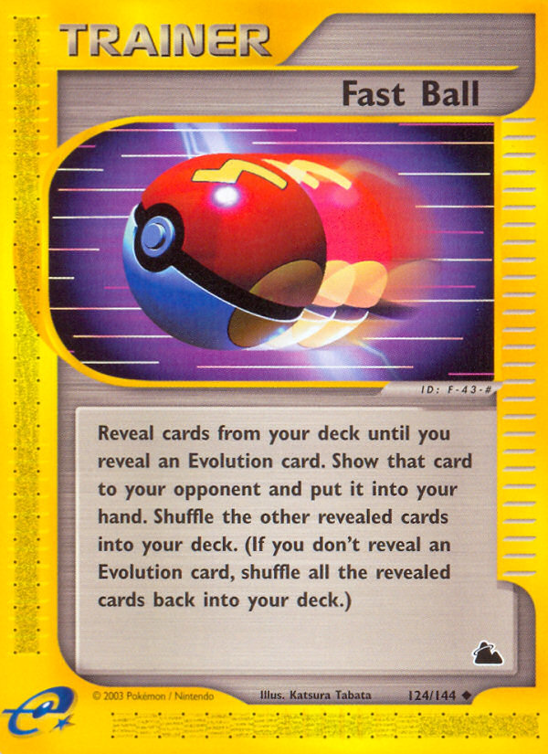 Fast Ball (124/144) [Skyridge] | Anubis Games and Hobby