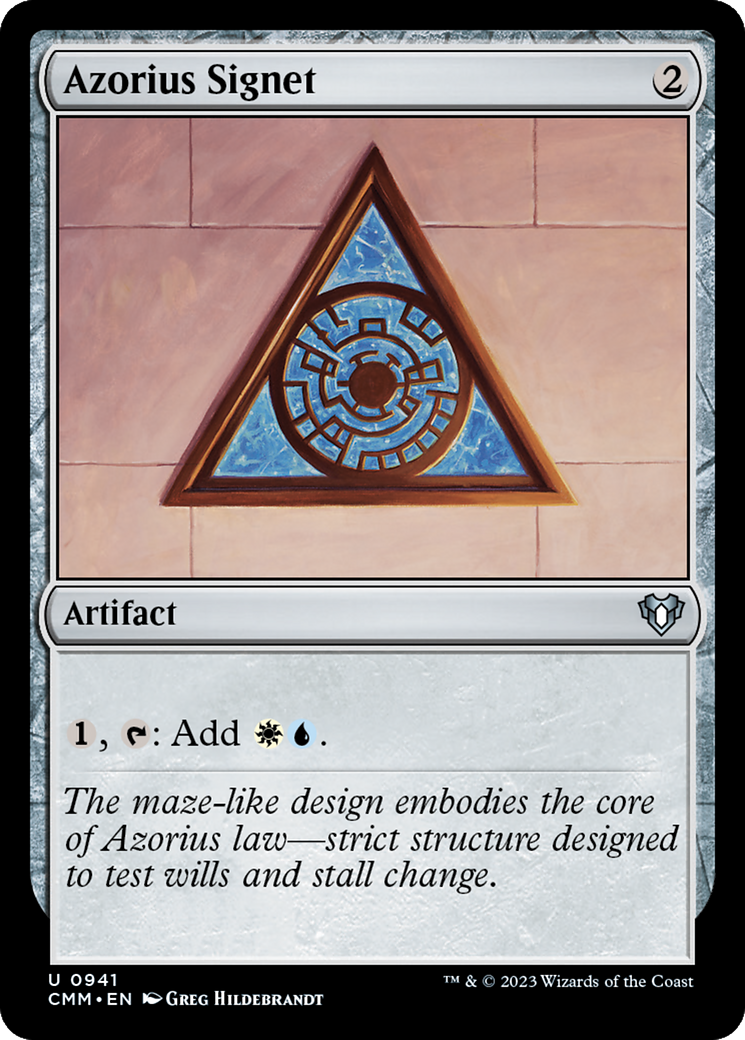 Azorius Signet [Commander Masters] | Anubis Games and Hobby