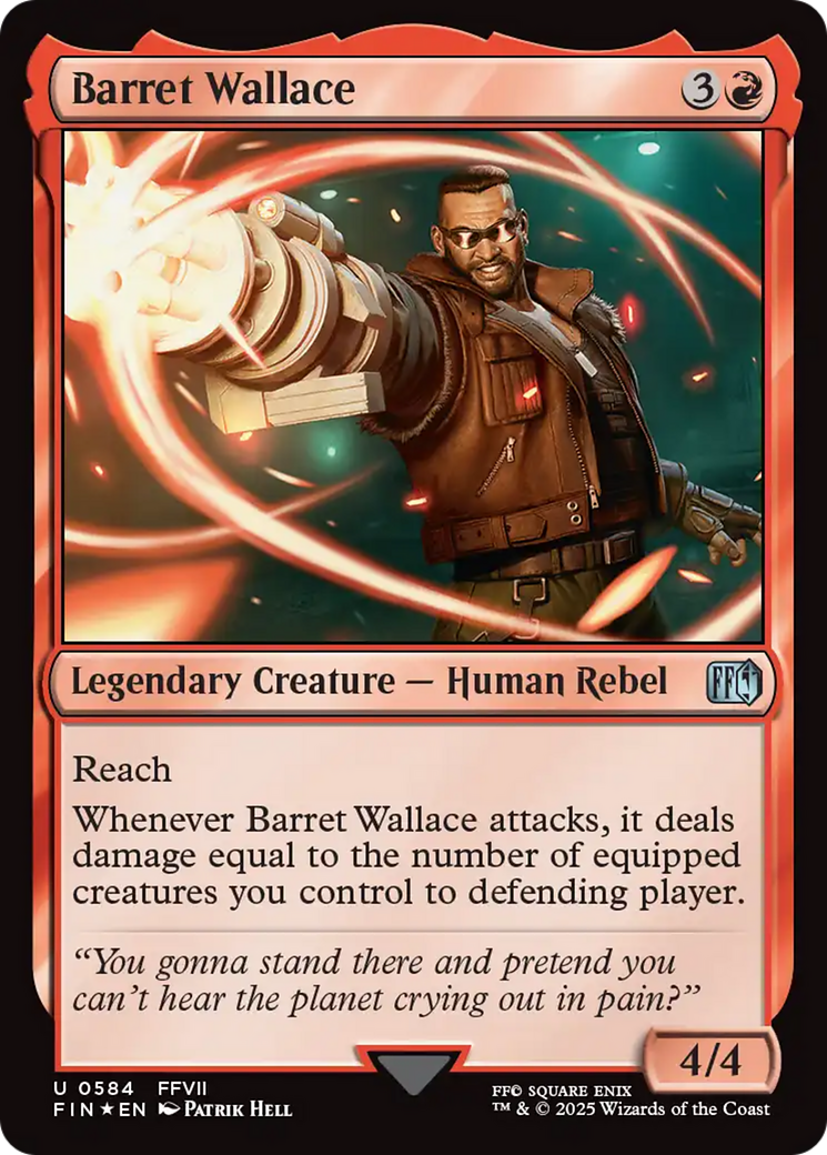 Barret Wallace (Surge Foil) [FINAL FANTASY] | Anubis Games and Hobby