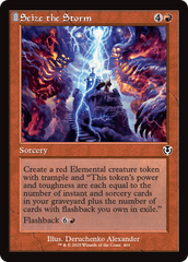 Seize the Storm (Retro Frame) [Innistrad Remastered] | Anubis Games and Hobby