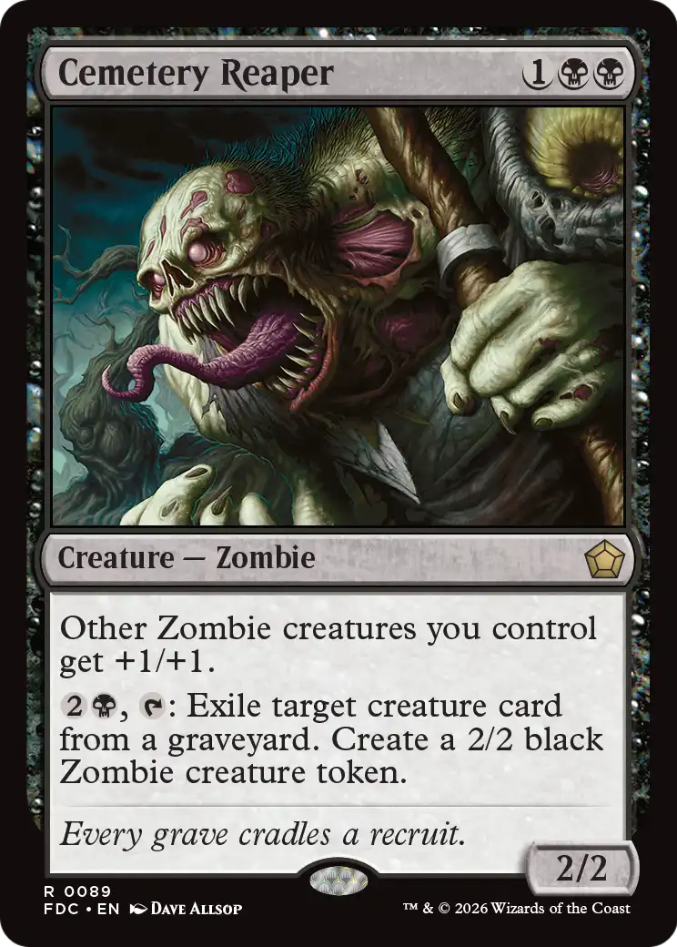 Cemetery Reaper [Foundations Commander] | Anubis Games and Hobby