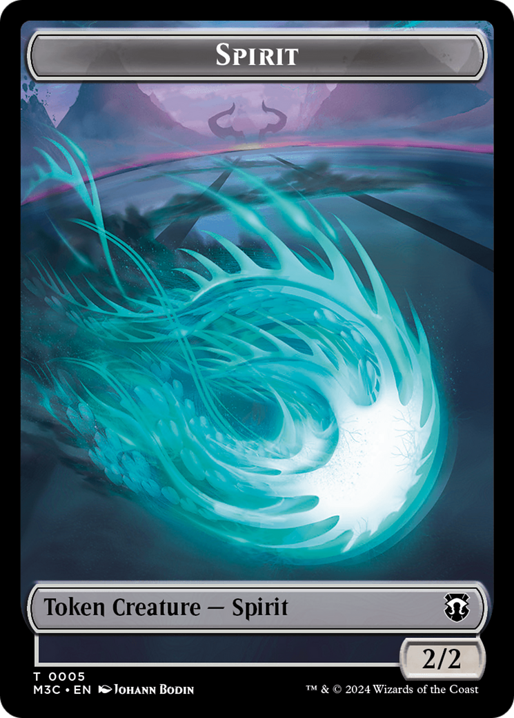 Eldrazi // Spirit Double-Sided Token [Modern Horizons 3 Commander Tokens] | Anubis Games and Hobby