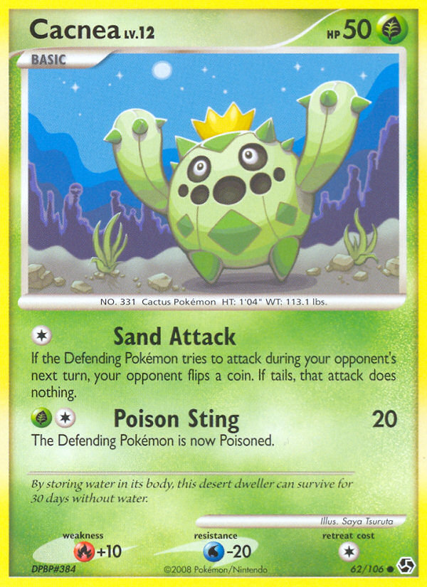 Cacnea (62/106) [Diamond & Pearl: Great Encounters] | Anubis Games and Hobby