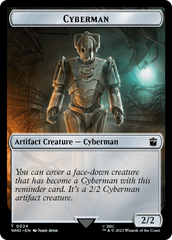 Alien Angel // Cyberman Double-Sided Token [Doctor Who Tokens] | Anubis Games and Hobby