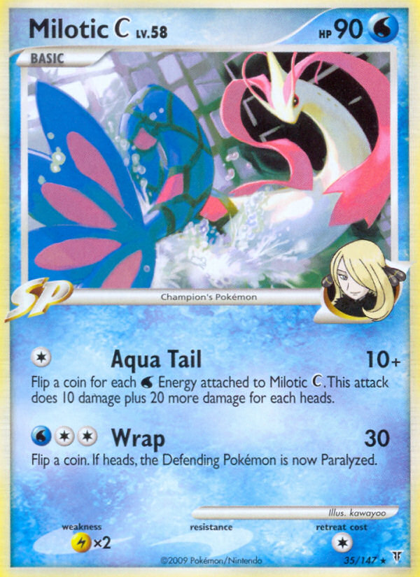 Milotic C (35/147) [Platinum: Supreme Victors] | Anubis Games and Hobby