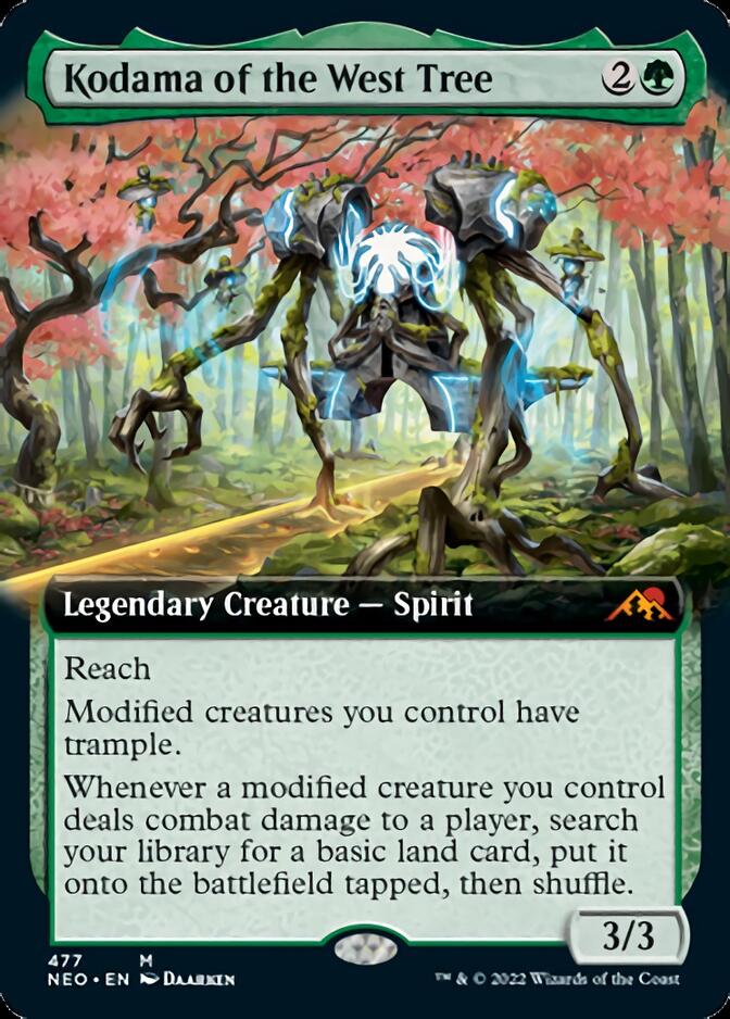 Kodama of the West Tree (Extended Art) [Kamigawa: Neon Dynasty] | Anubis Games and Hobby