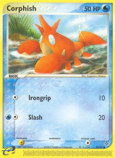 Corphish (53/97) [EX: Dragon] | Anubis Games and Hobby