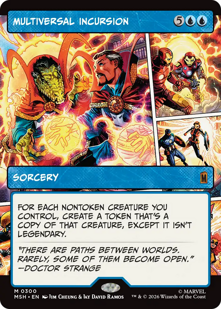 Multiversal Incursion (Borderless) [Marvel Super Heroes] | Anubis Games and Hobby