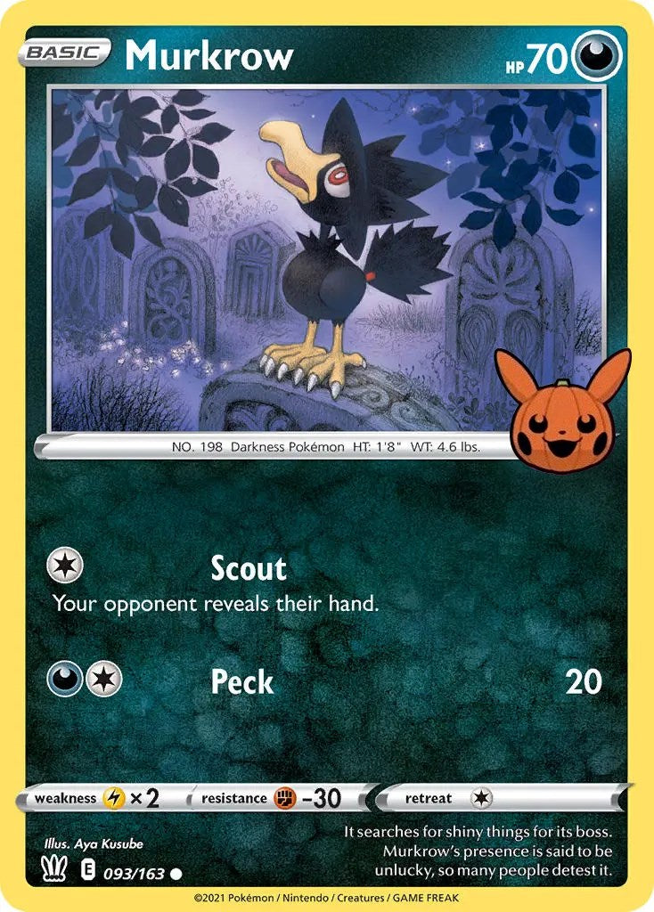 Murkrow (093/163) [Trick or Trade] | Anubis Games and Hobby