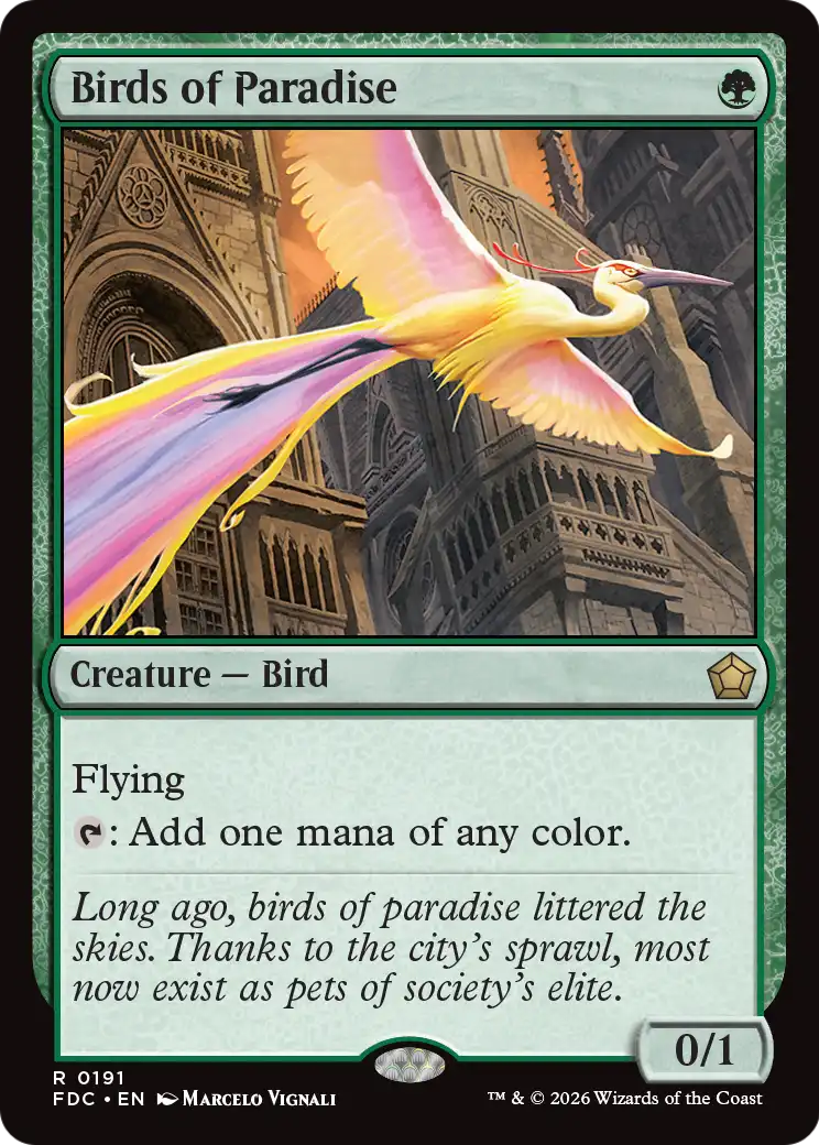 Birds of Paradise [Foundations Commander] | Anubis Games and Hobby