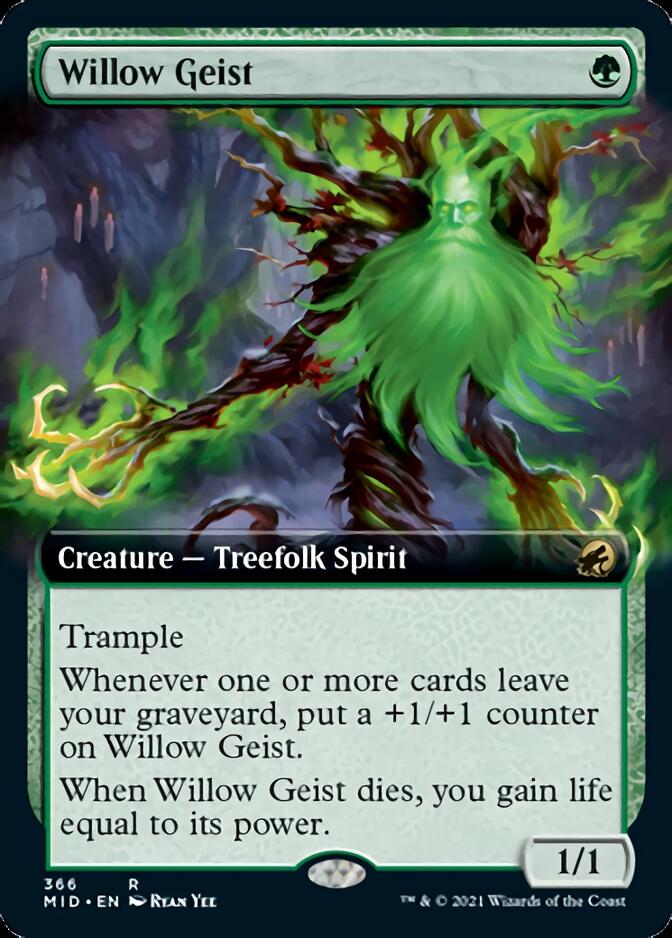 Willow Geist (Extended Art) [Innistrad: Midnight Hunt] | Anubis Games and Hobby