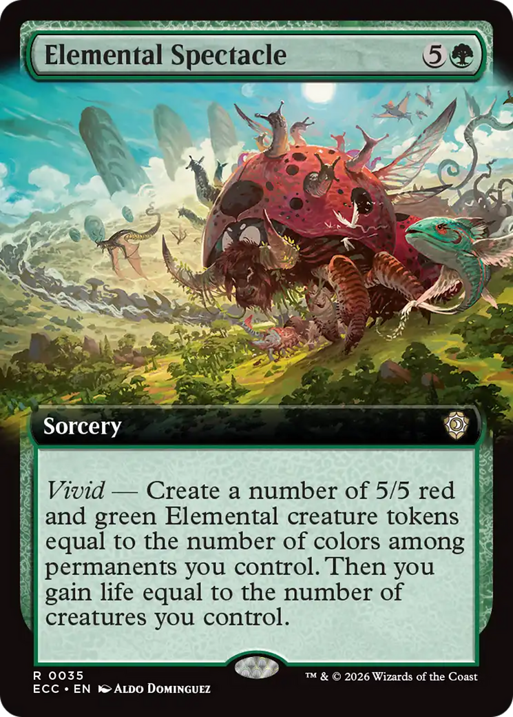 Elemental Spectacle (Extended Art) [Lorwyn Eclipsed Commander] | Anubis Games and Hobby