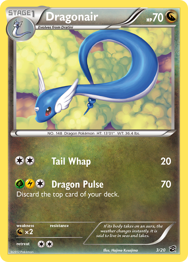 Dragonair (3/20) [Black & White: Dragon Vault] | Anubis Games and Hobby