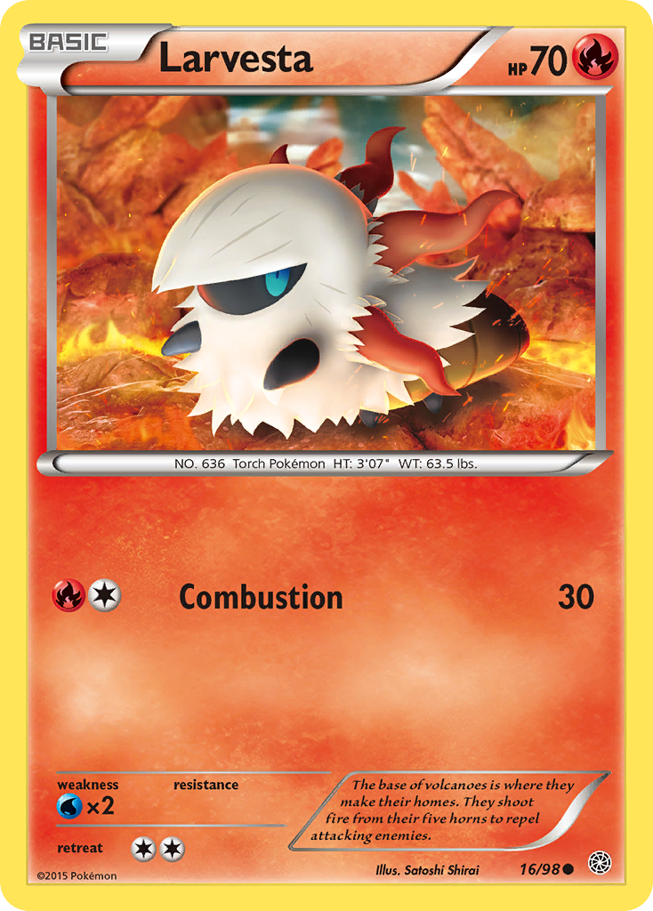 Larvesta (16/98) [XY: Ancient Origins] | Anubis Games and Hobby