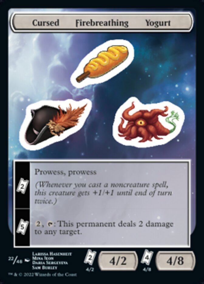 Cursed Firebreathing Yogurt [Unfinity Stickers] | Anubis Games and Hobby