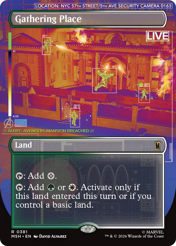Gathering Place (Borderless) [Marvel Super Heroes] | Anubis Games and Hobby