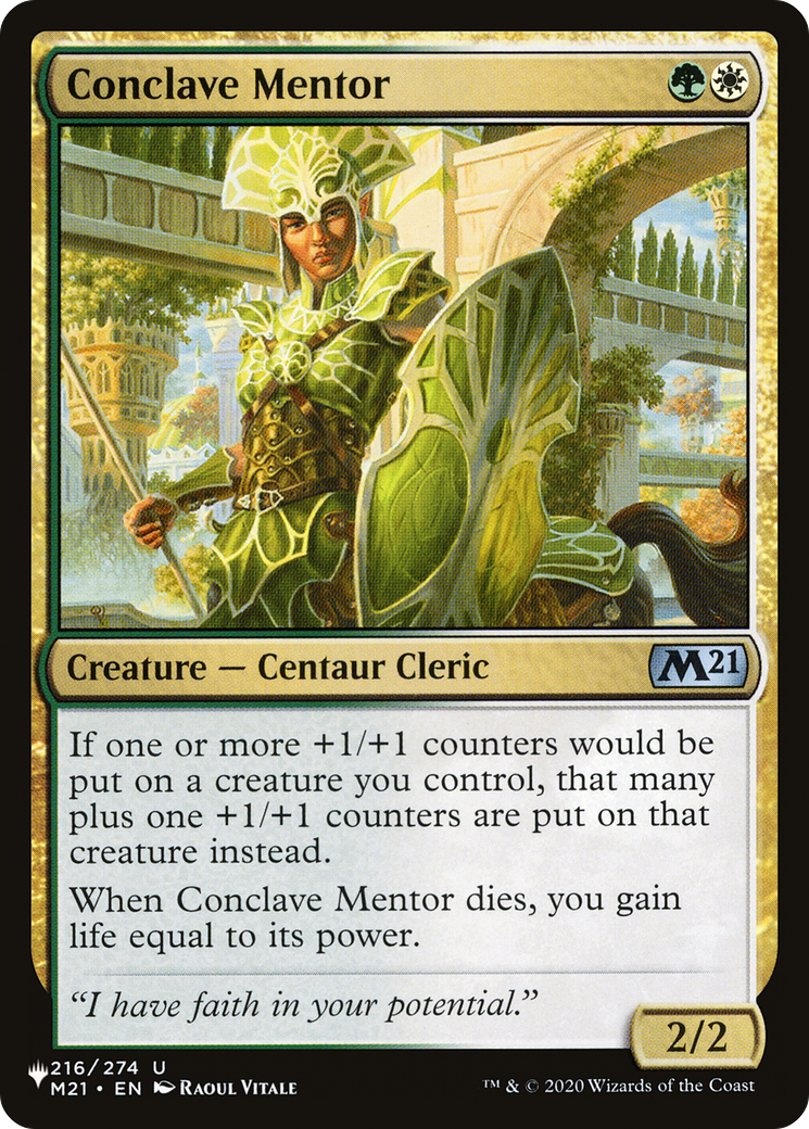 Conclave Mentor [The List Reprints] | Anubis Games and Hobby