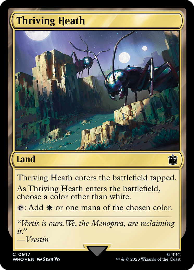 Thriving Heath (Surge Foil) [Doctor Who] | Anubis Games and Hobby