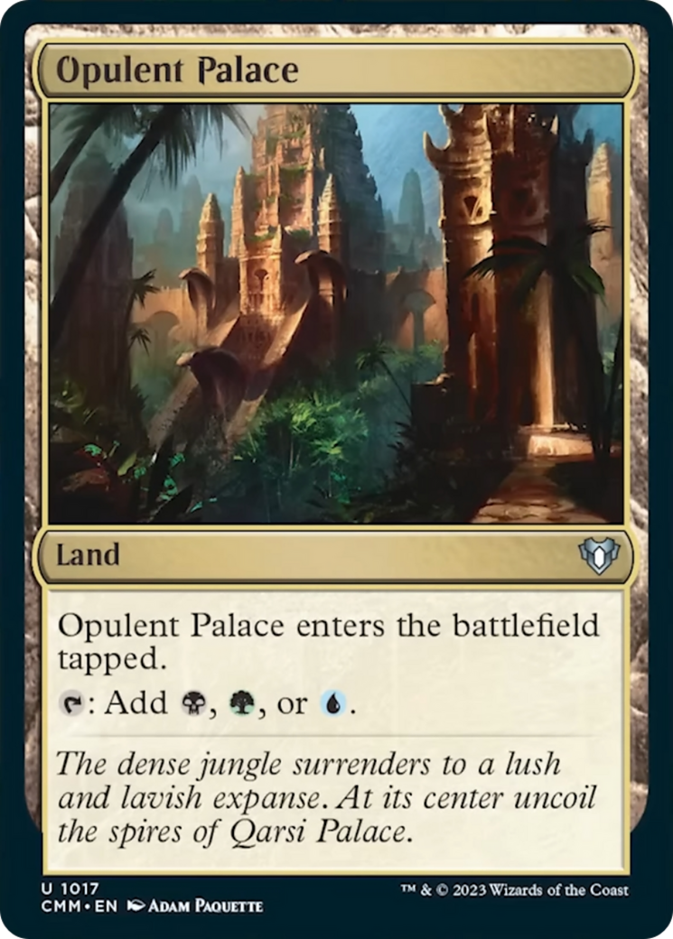 Opulent Palace [Commander Masters] | Anubis Games and Hobby
