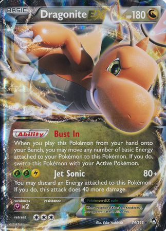 Dragonite EX (74/111) (Jumbo Card) [XY: Furious Fists] | Anubis Games and Hobby