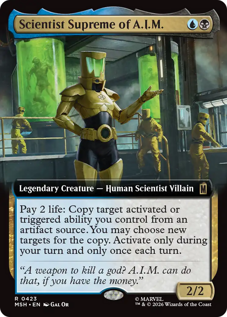 Scientist Supreme of A.I.M. (Extended Art) [Marvel Super Heroes] | Anubis Games and Hobby
