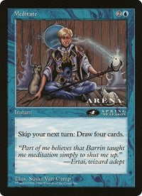 Meditate (4th Place) (Oversized) [Oversize Cards] | Anubis Games and Hobby