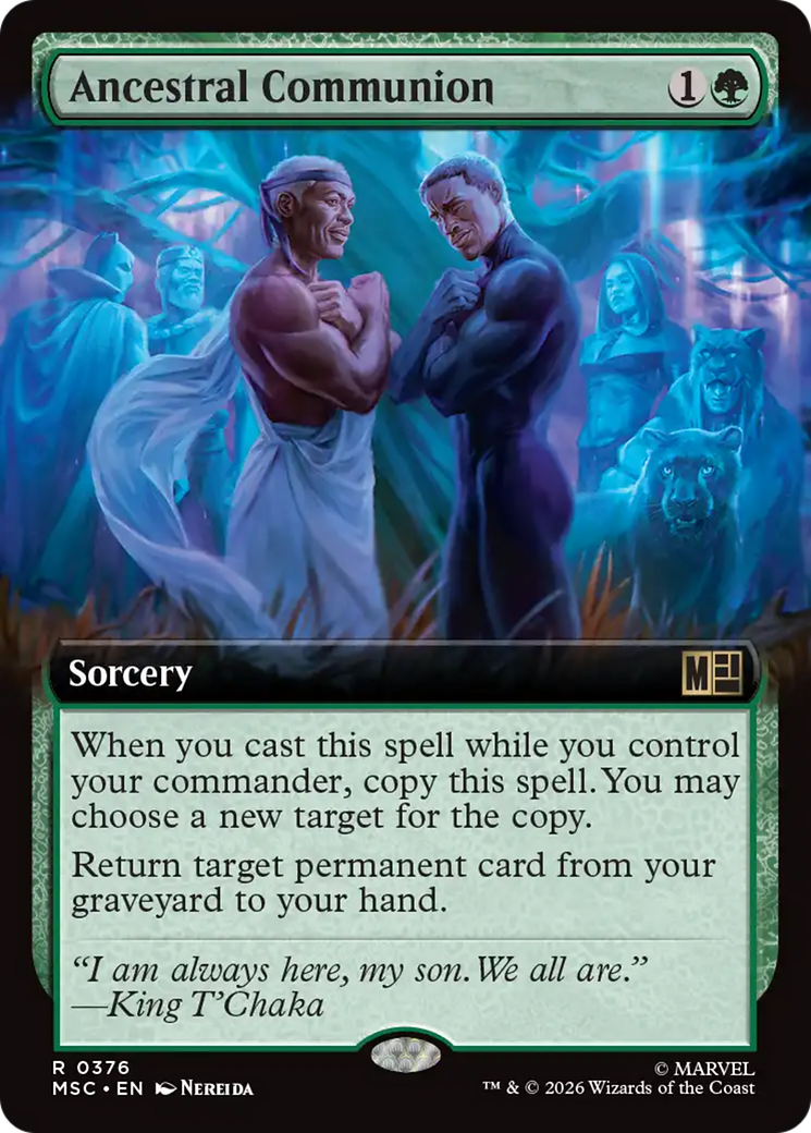 Ancestral Communion (Extended Art) [Marvel Super Heroes Commander] | Anubis Games and Hobby