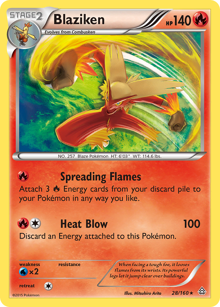 Blaziken (28/160) [XY: Primal Clash] | Anubis Games and Hobby