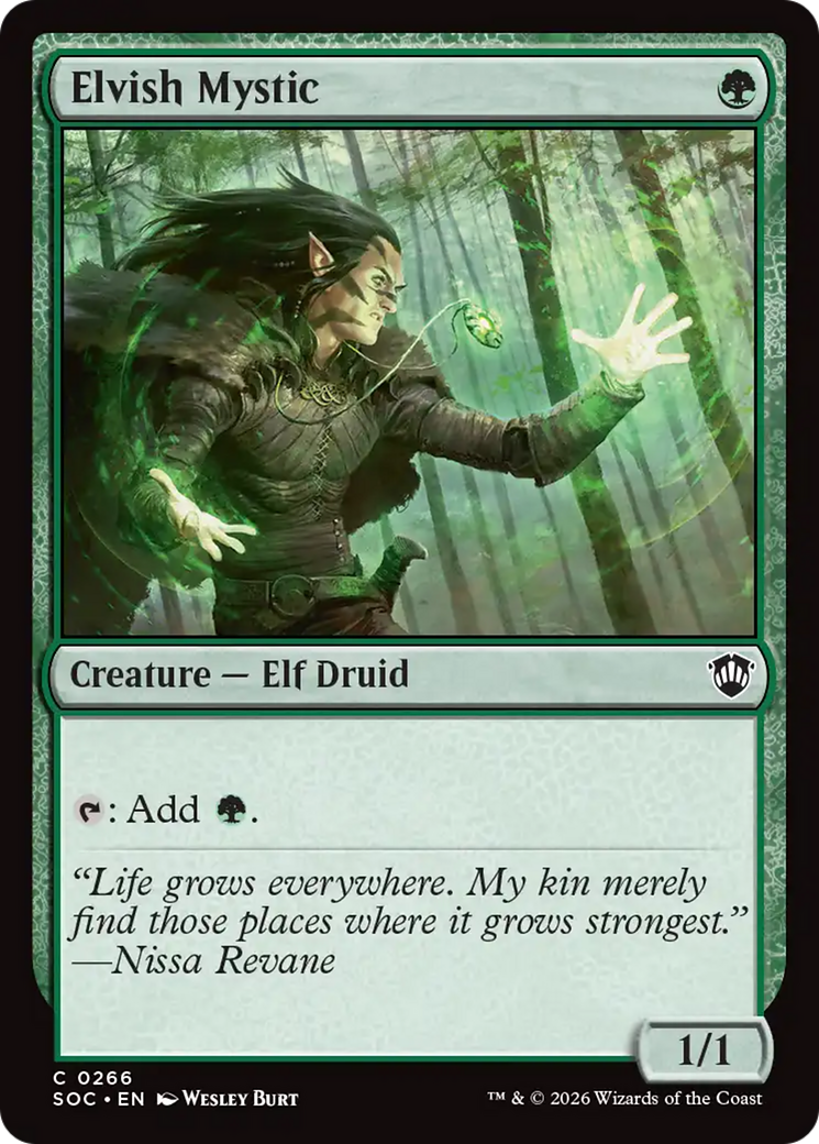 Elvish Mystic [Secrets of Strixhaven Commander] | Anubis Games and Hobby