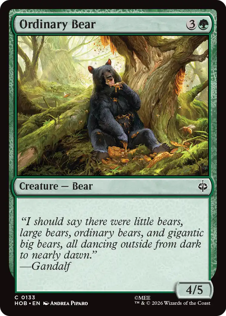 Ordinary Bear [The Hobbit] | Anubis Games and Hobby