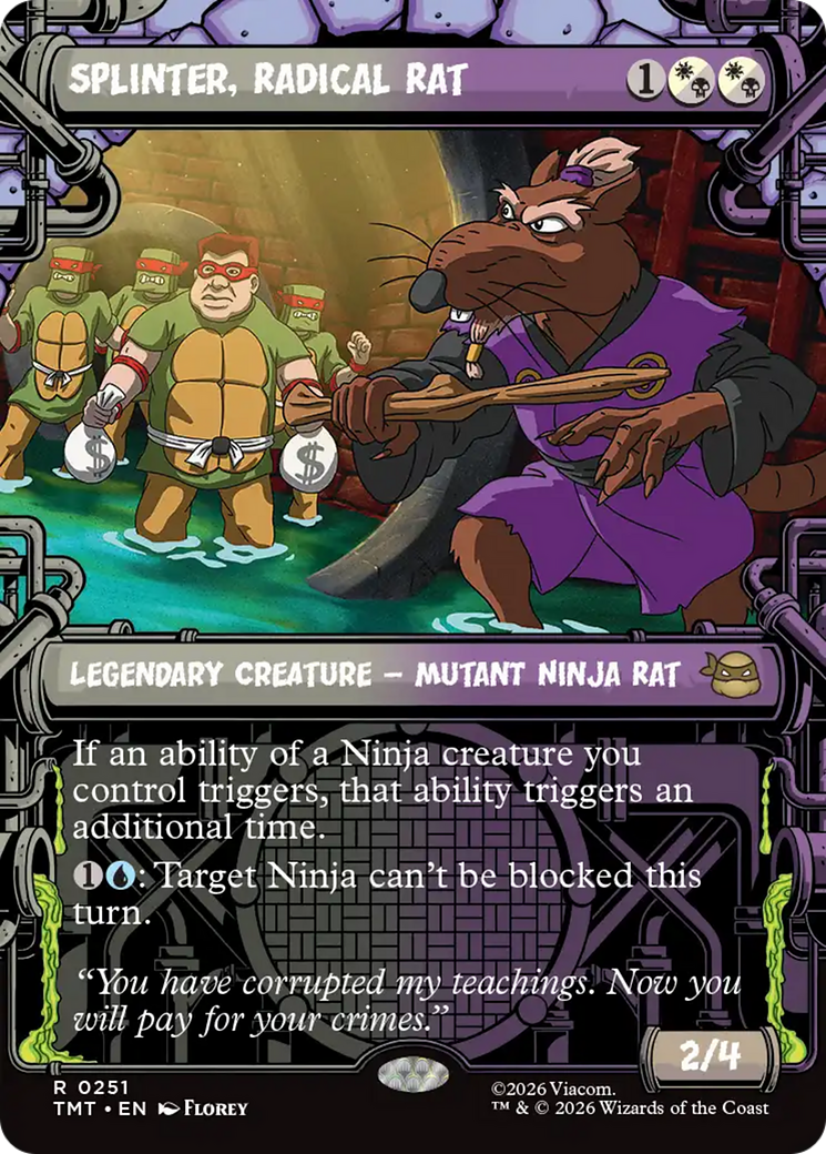 Splinter, Radical Rat (Showcase) [Teenage Mutant Ninja Turtles] | Anubis Games and Hobby