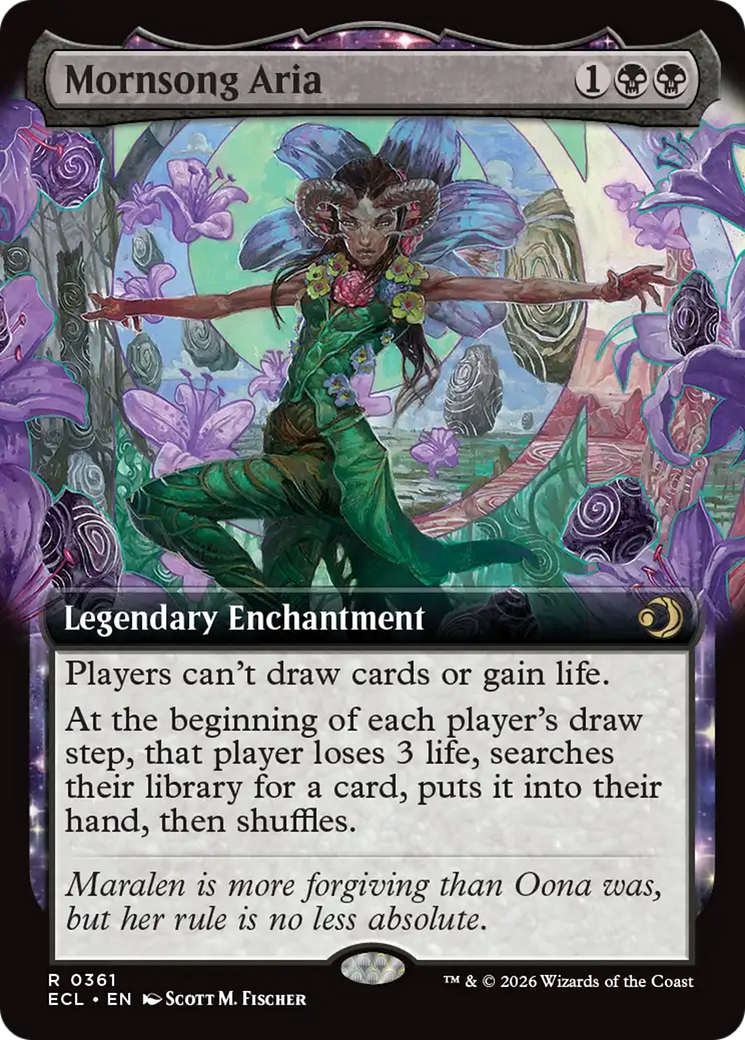 Mornsong Aria (Extended Art) [Lorwyn Eclipsed] | Anubis Games and Hobby