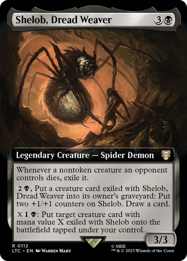 Shelob, Dread Weaver (Extended Art) [The Lord of the Rings: Tales of Middle-Earth Commander] | Anubis Games and Hobby