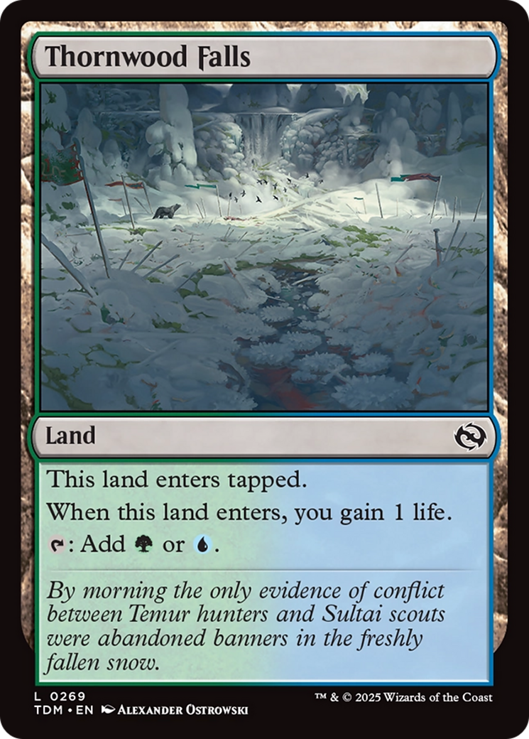 Thornwood Falls [Tarkir: Dragonstorm] | Anubis Games and Hobby