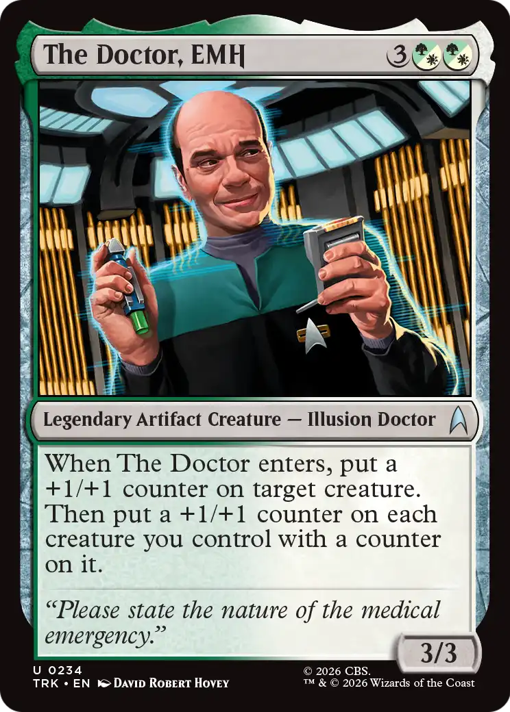 The Doctor, EMH [Star Trek] | Anubis Games and Hobby
