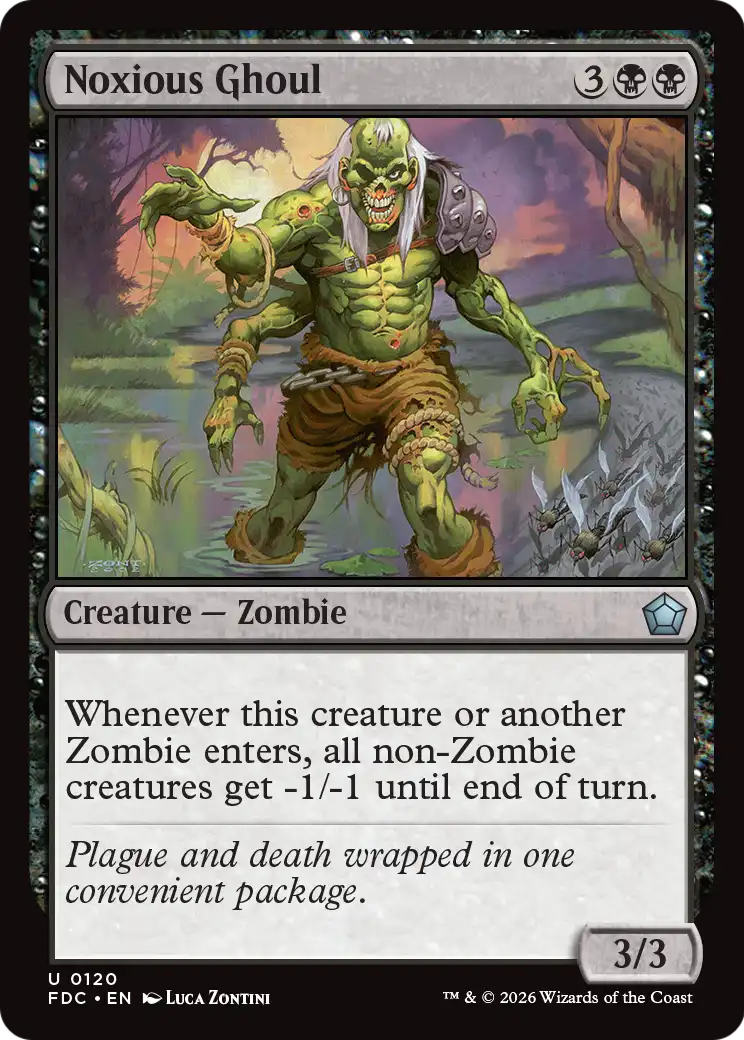 Noxious Ghoul [Foundations Commander] | Anubis Games and Hobby