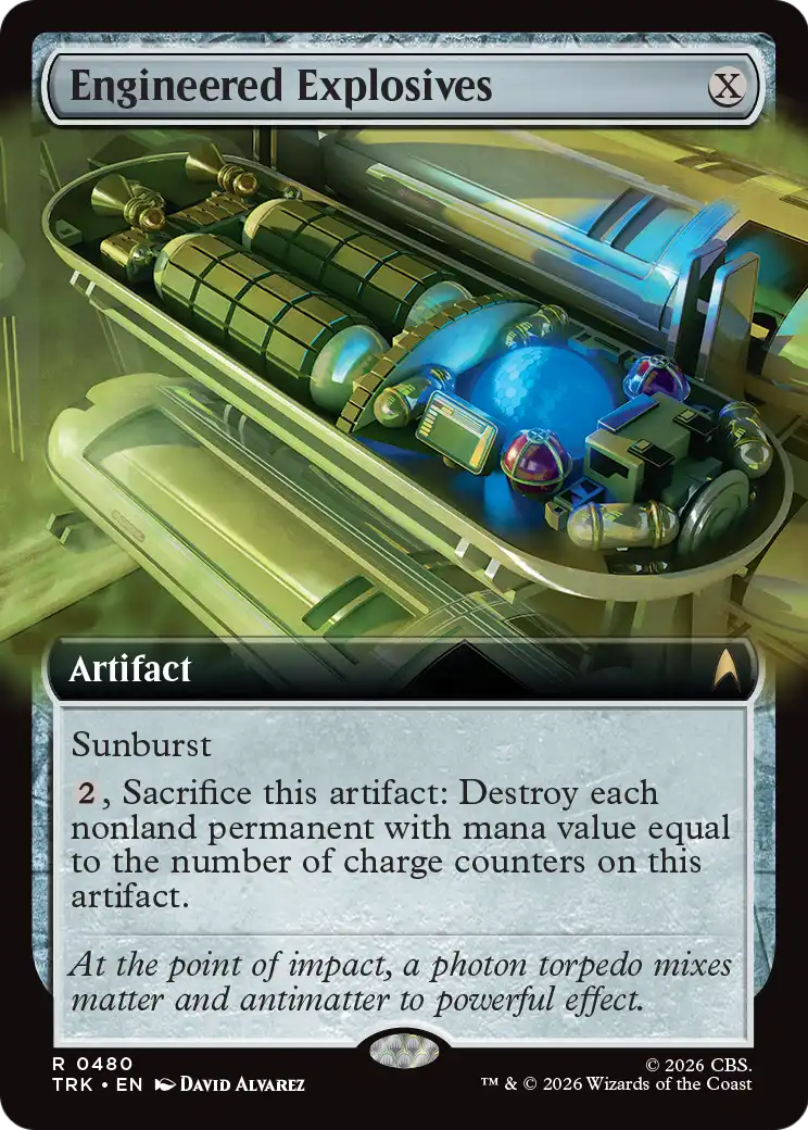 Engineered Explosives (Extended Art) [Star Trek] | Anubis Games and Hobby